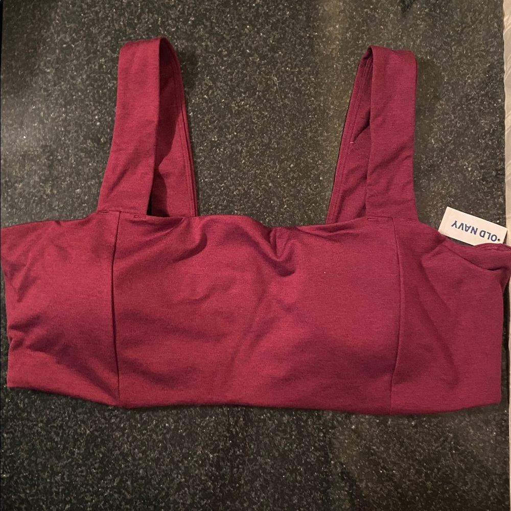 New! XXL Old Navy Cloudcomfy Maroon Bra/Bralette